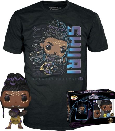 Black Panther Wakanda Forever - Shuri (GITD) - POP! & Tee Sberatelská postava standard