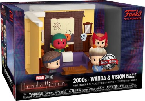 WandaVision Vinylová figurka 2000s Wanda and Vision (with Billy and Tommy) (Mini Moments) Sberatelská postava standard