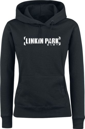 Linkin Park Bracket Logo Dámská mikina s kapucí černá