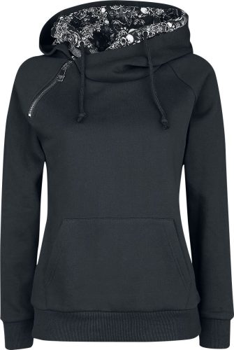 Black Premium by EMP Double Hood Dámská mikina s kapucí černá