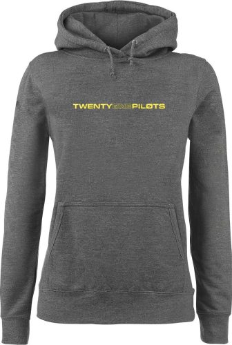 Twenty One Pilots Logo Heavy Dámská mikina s kapucí prošedivelá