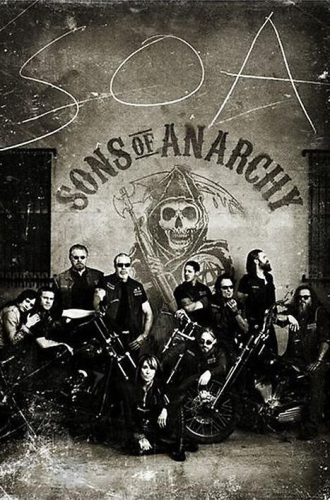 Sons Of Anarchy Vintage plakát cerná/bílá