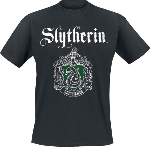 Harry Potter Slytherin - Wappen Tričko černá