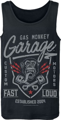 Gas Monkey Garage Fast'n Loud Tank top černá