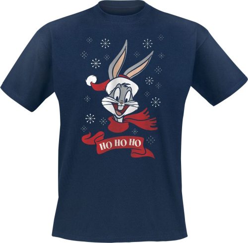 Looney Tunes Santa Bunny Tričko modrá