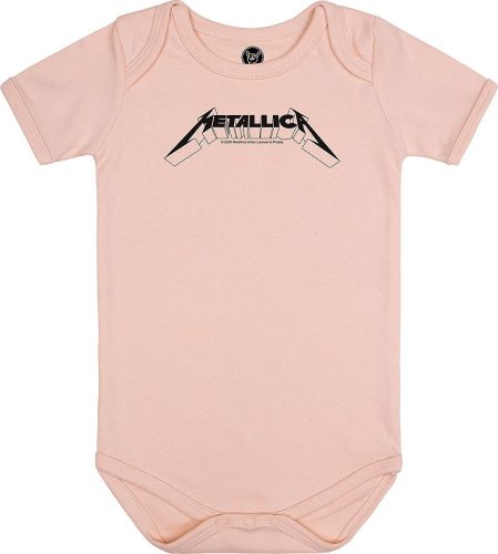 Metallica Metal-Kids - Logo body světle růžová