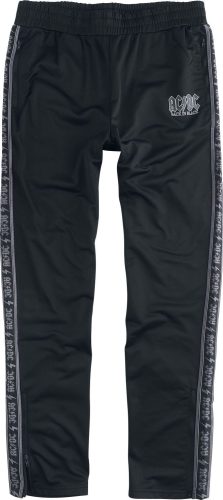 AC/DC Amplified Collection - Mens Tricot Track Bottoms Tepláky černá