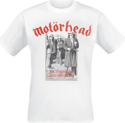 Motörhead V Day Mobster Tričko bílá