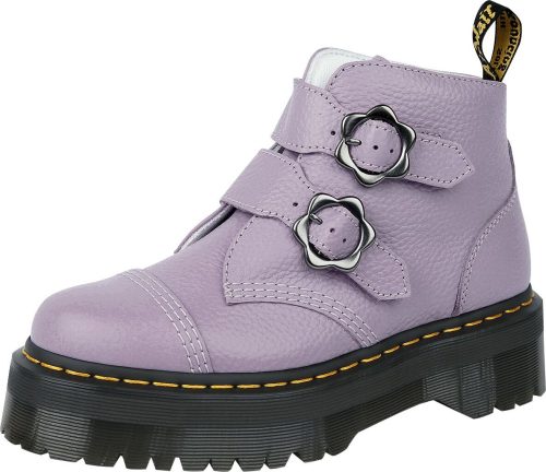 Dr. Martens Devon FLWR - Lilac Milled Nappa obuv šerík