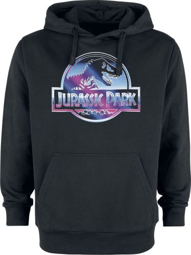 Jurassic Park Jurassic World - Logo Mikina s kapucí černá