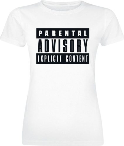 Parental Advisory Classic Logo Dámské tričko bílá