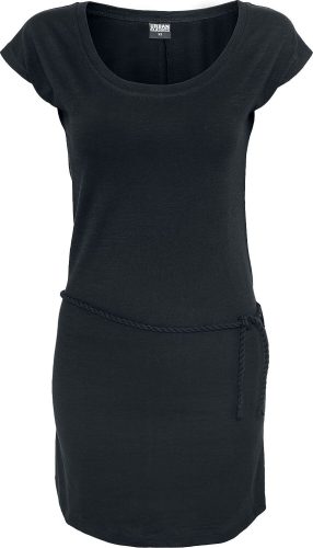 Urban Classics Ladies Slub Jersey Dress Šaty černá