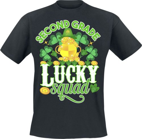 St. Patricks Day Lucky Squad Tričko černá