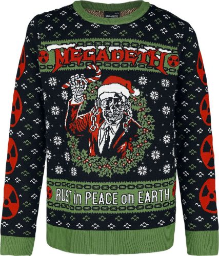 Megadeth Holiday Sweater Pletený svetr vícebarevný