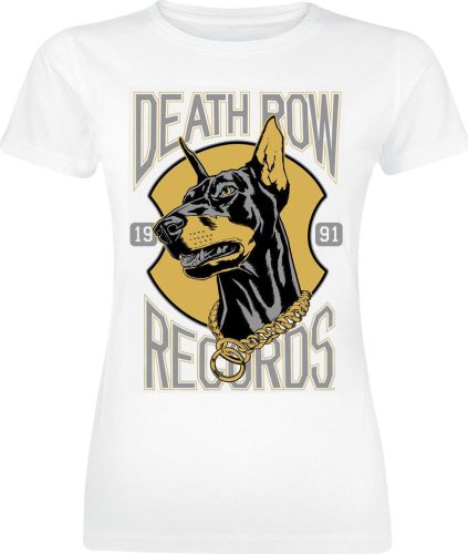 Death Row Records Dog Logo Dámské tričko bílá