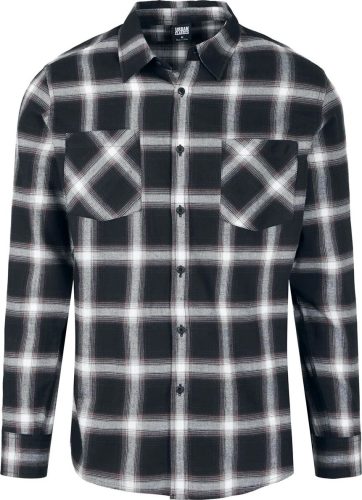 Southpole Southpole Checked Woven Shirt Pracovní košile cerná/bílá