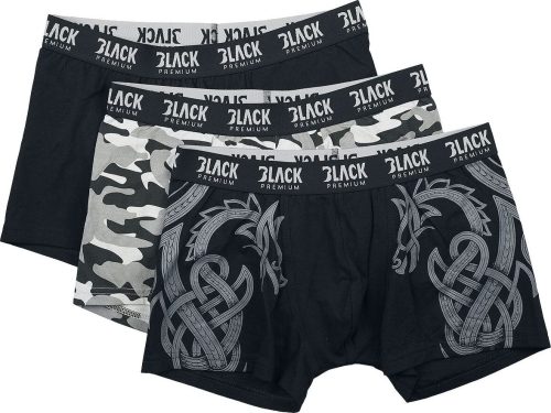 Black Premium by EMP Balení 3 ks boxerek Boxerky černá