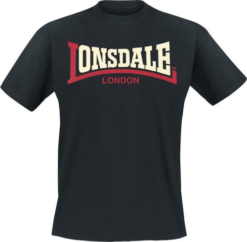 Lonsdale London Two Tone Tričko černá