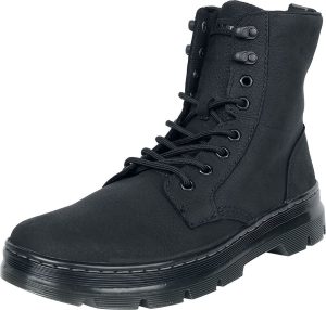 Dr. Martens Combs Leather - Black Milled Nubuck Wp boty černá