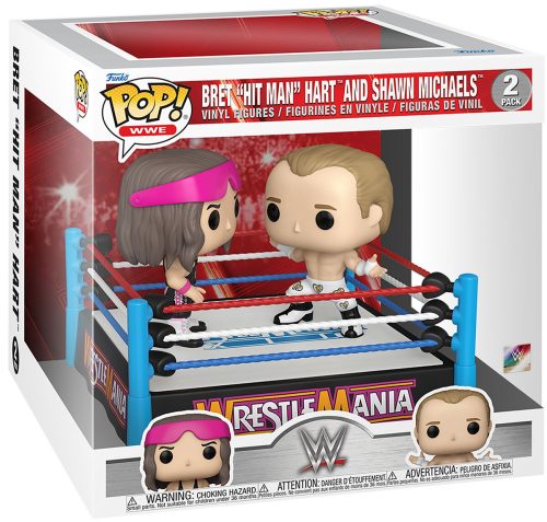 WWE Bret Hit Man Hart and Shawn Michaels (Pop! Moment) 2 Pack Vinyl Figur Sberatelská postava standard