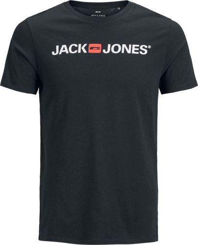 Jack & Jones Tričko JJECORP SS NOOS s logem a klasickým výstřihem Tričko černá