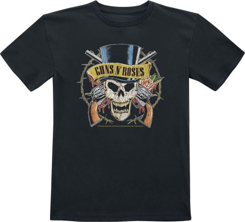 Guns N' Roses Metal-Kids - Top Hat detské tricko černá