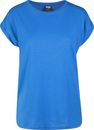 Urban Classics Ladies Extended Shoulder Tee Dámské tričko modrá