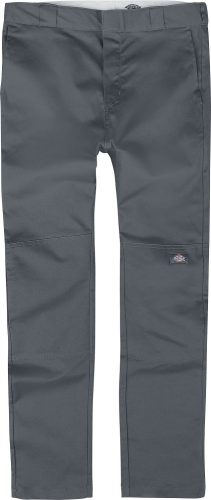 Dickies Slim Skinny Double Knee Kalhoty šedá