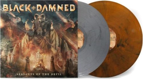 Black & Damned Servants of the devil 2-LP barevný