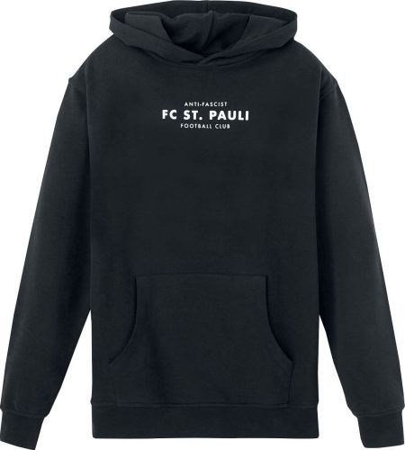 FC St. Pauli Anti-Facist Totenkopf Mikina s kapucí černá