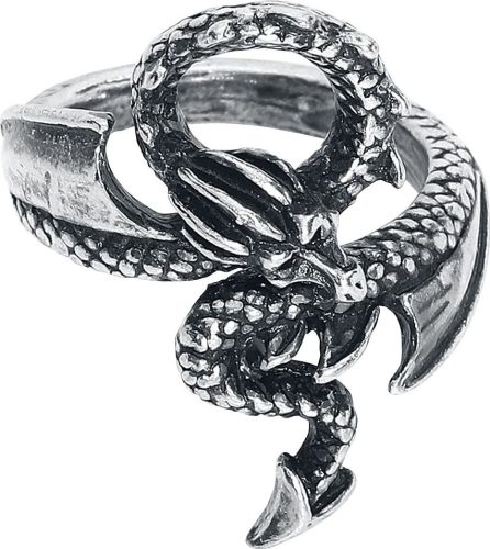 Alchemy Gothic Dragons Lure Prsten stríbrná