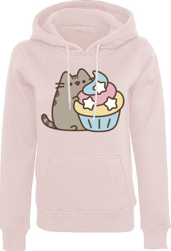 Pusheen The Cat Dámská mikina s kapucí růžová