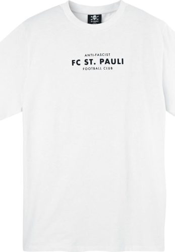 FC St. Pauli Anit-Facist Totenkopf Tričko bílá