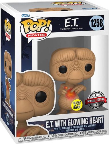 E.T. - Der Ausserirdische E.T. with Glowing Heart (GITD) Vinyl Figur 1258 Sberatelská postava standard