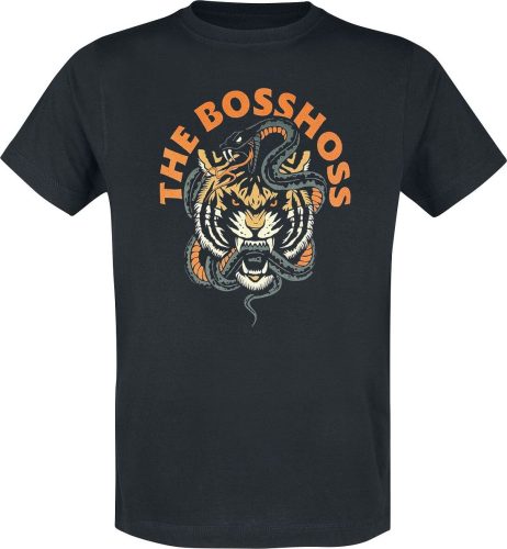 The BossHoss Tiger x Snake Shirt Tričko černá