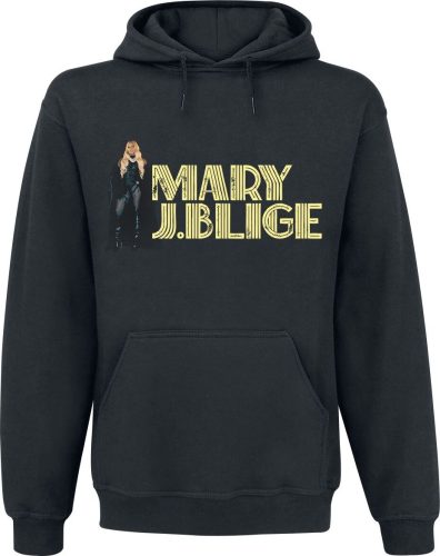 Mary J. Blige Photo Logo Mikina s kapucí černá
