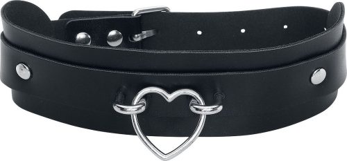 Black Premium by EMP Choker Heart Náhrdelník černá