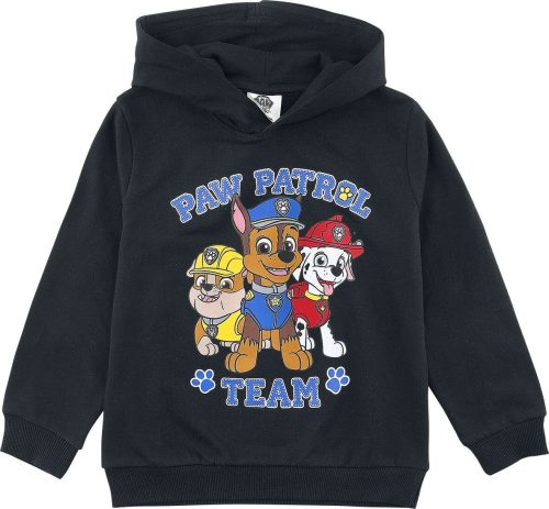 Paw Patrol Kids - Paw Patrol Team detská mikina s kapucí černá