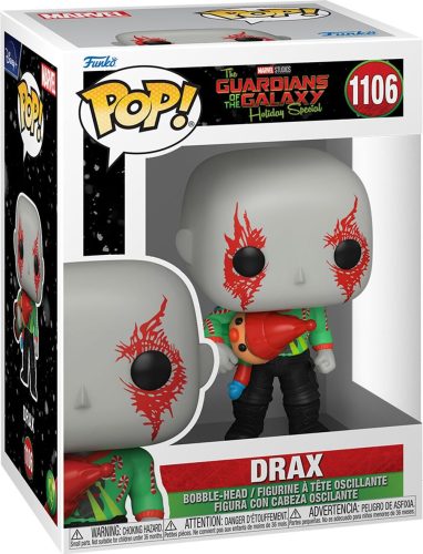 Strážci galaxie Vinylová figurka č. 1106 Christmas - Drax Sberatelská postava standard