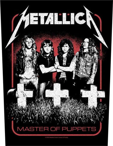 Metallica Master Of Puppets Band nášivka na záda vícebarevný