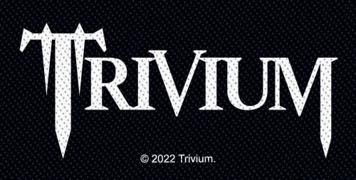 Trivium Logo nášivka cerná/šedá/bílá