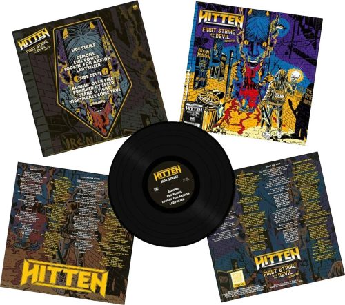 Hitten First strike with the devil LP & CD černá