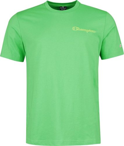 Champion Neon Spray - Crewneck T-Shirt Tričko zelená