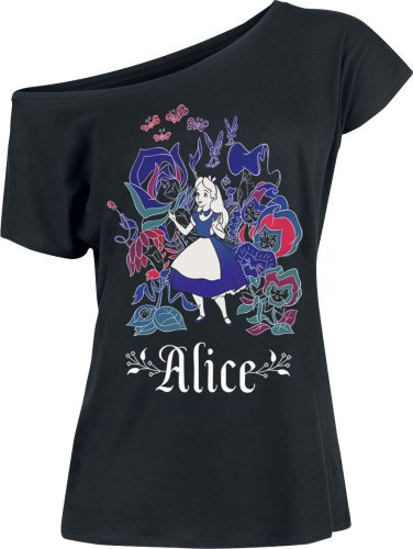 Alice in Wonderland Fairy Tales Dámské tričko černá