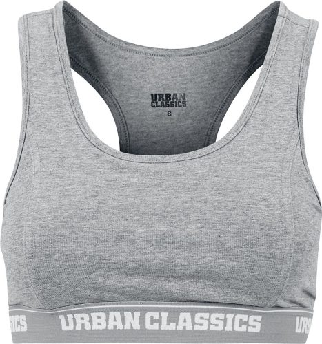 Urban Classics Ladies Logo Bra Korzet prošedivelá