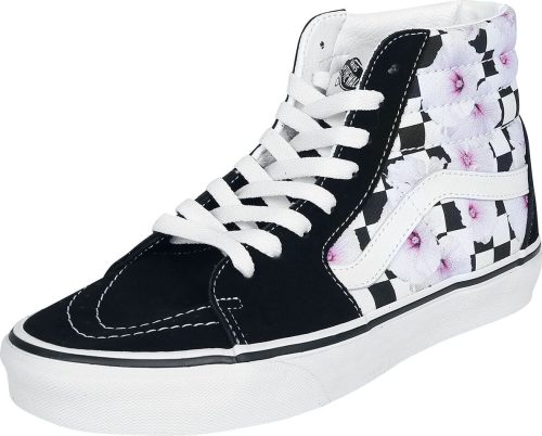 Vans SK8-HI Hibiscus Check Black tenisky černá