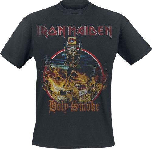 Iron Maiden Holy Smoke Tričko černá