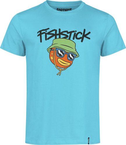 Fortnite Fishstick Tričko tyrkysová