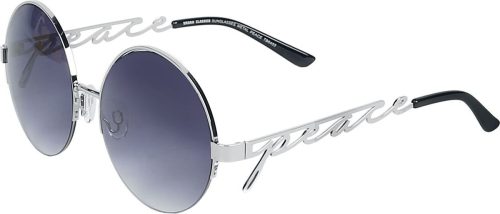 Urban Classics Sunglasses Metal Peace Slunecní brýle cerná/šedá