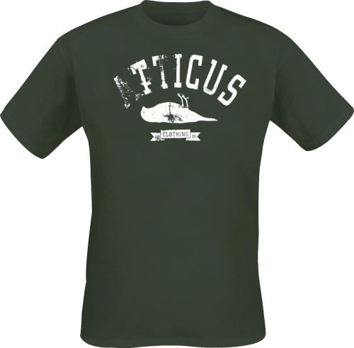 Atticus Division T-Shirt Tričko lahvove zelená